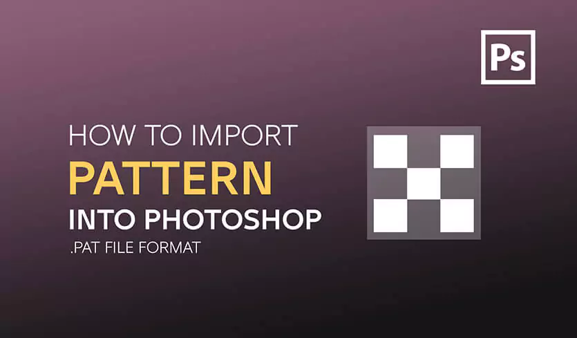 How to Import Patterns in Photoshop