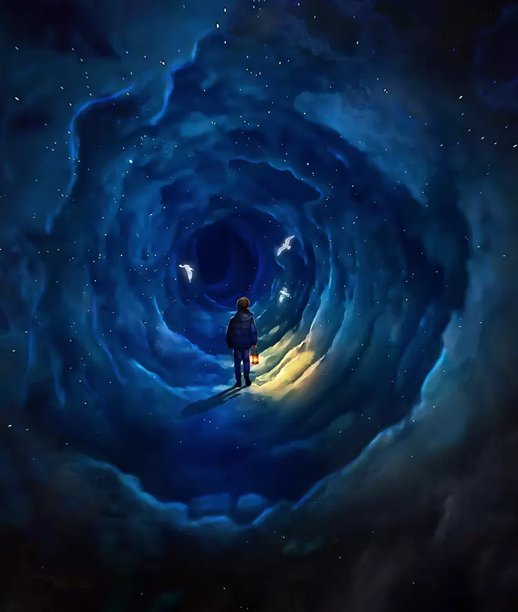 inside